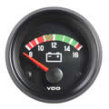 VDO Cockpit Vision Voltmeter 8-16V 52mm 12V gauge